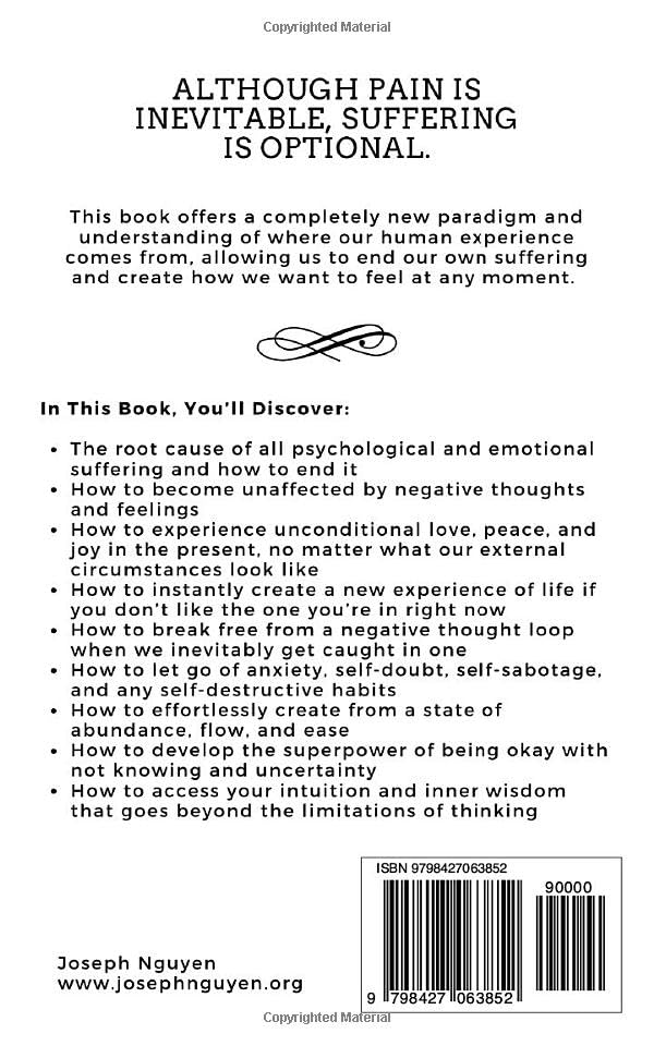 Wisdom Tree Don't Let Everything Affect You: Break Free from Overthinking, Anxiety, and Emotional Overload to Build Calm, Confidence, and Inner Peace
33% off
Limited time deal
Sponsored
Joseph Nguyen
Don't Believe Everything You Think (English)